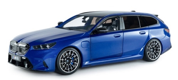 421186550 BMW M5 Touring (G99) 2025 Marina Bay blue 1:18